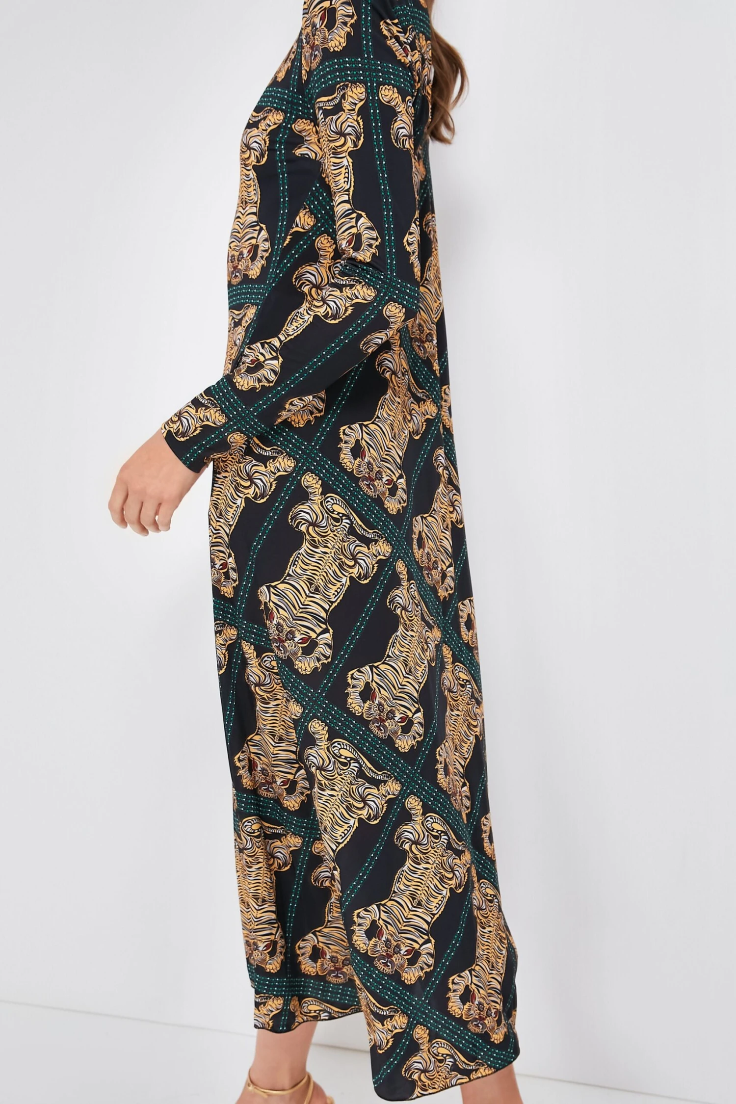 Tiger Tiles Black Drifter Dress - Image 3