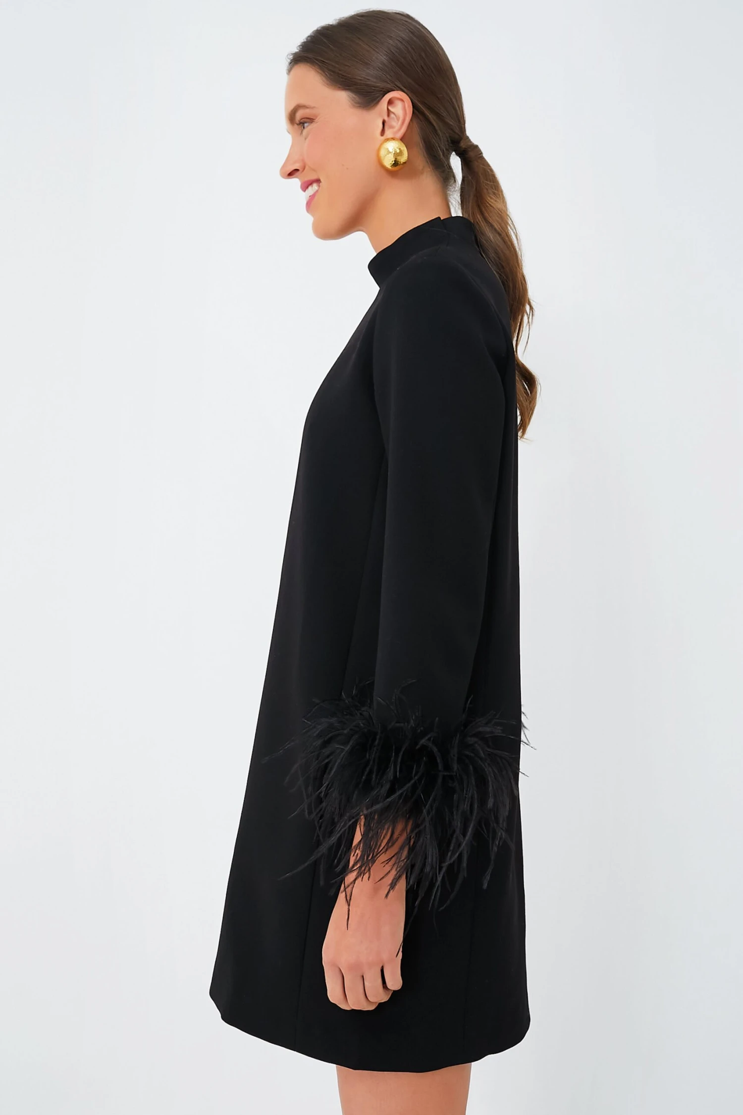 Black Feather Mod Ellie Dress - Image 3