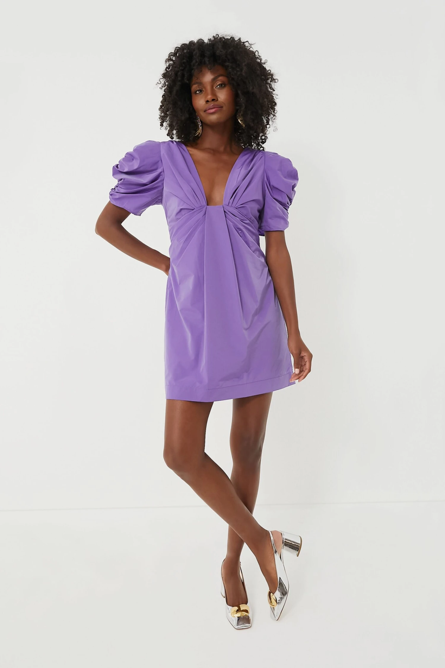 Purple Tinsley Mini Dress - Image 2
