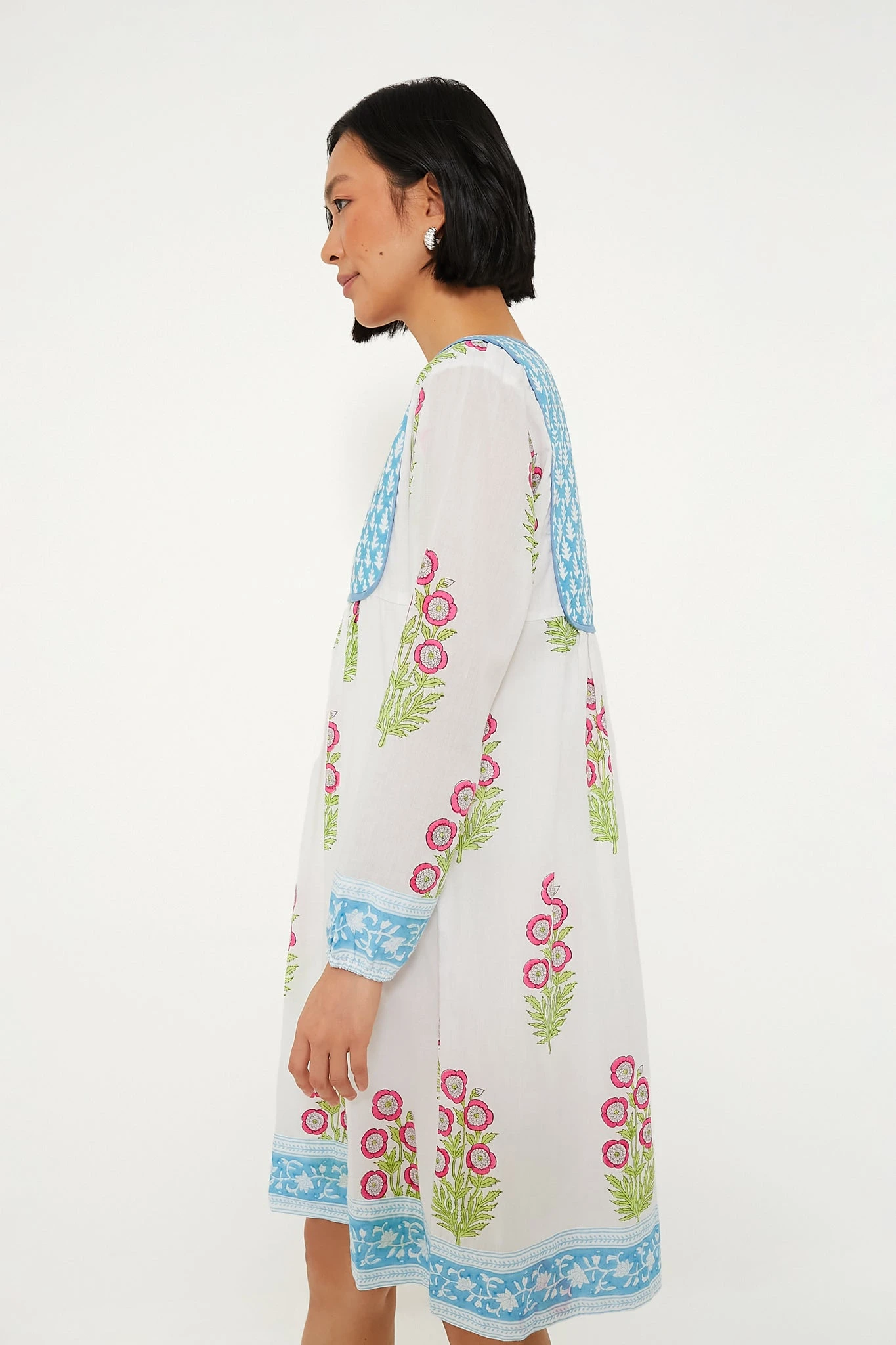 Hot Pink Jaipur Coverup Dress - Image 3