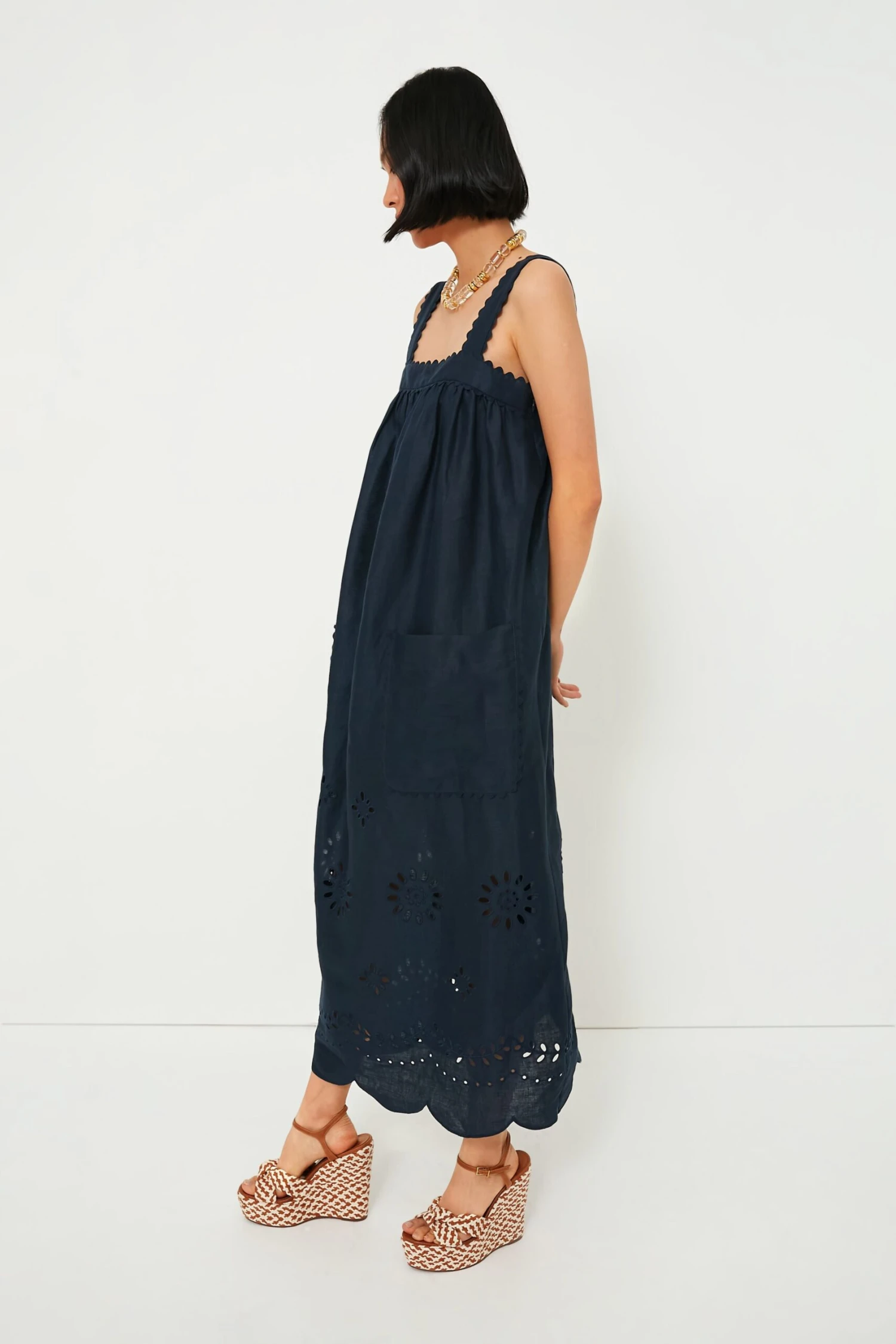 North Sea Broderie Dress - Image 3