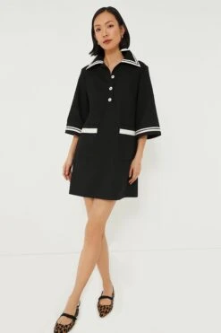 Jet Black Hart Shirt Dress